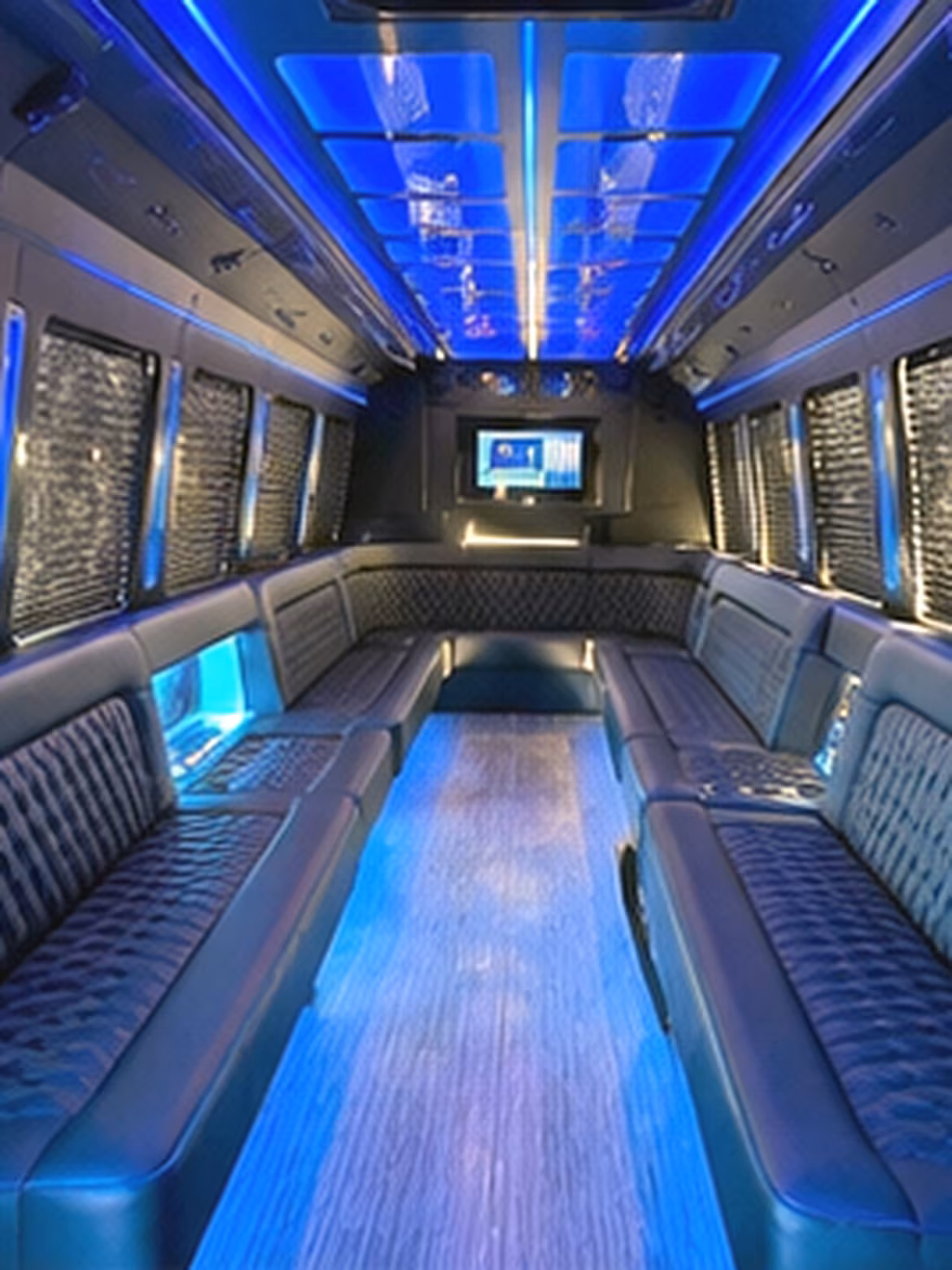 mission holiday party bus rental