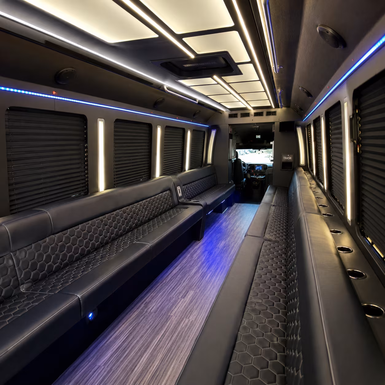 mission party bus inside