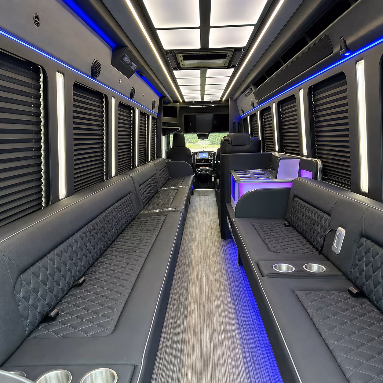 mission party bus interior