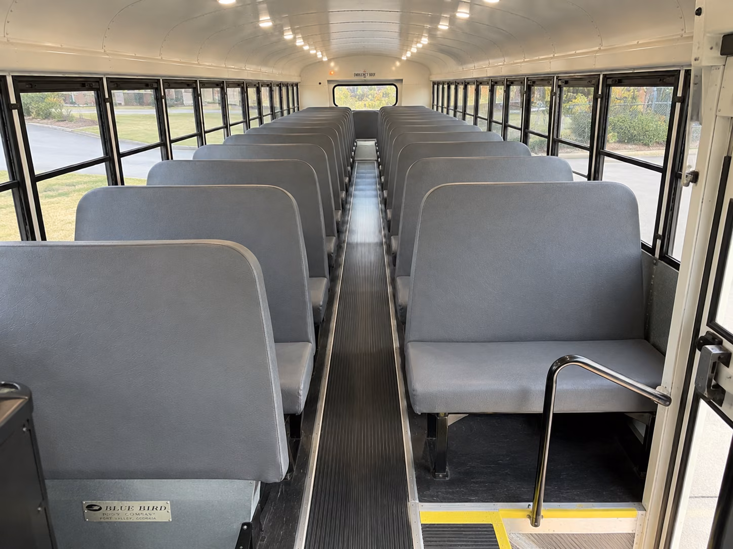 mission school bus interior