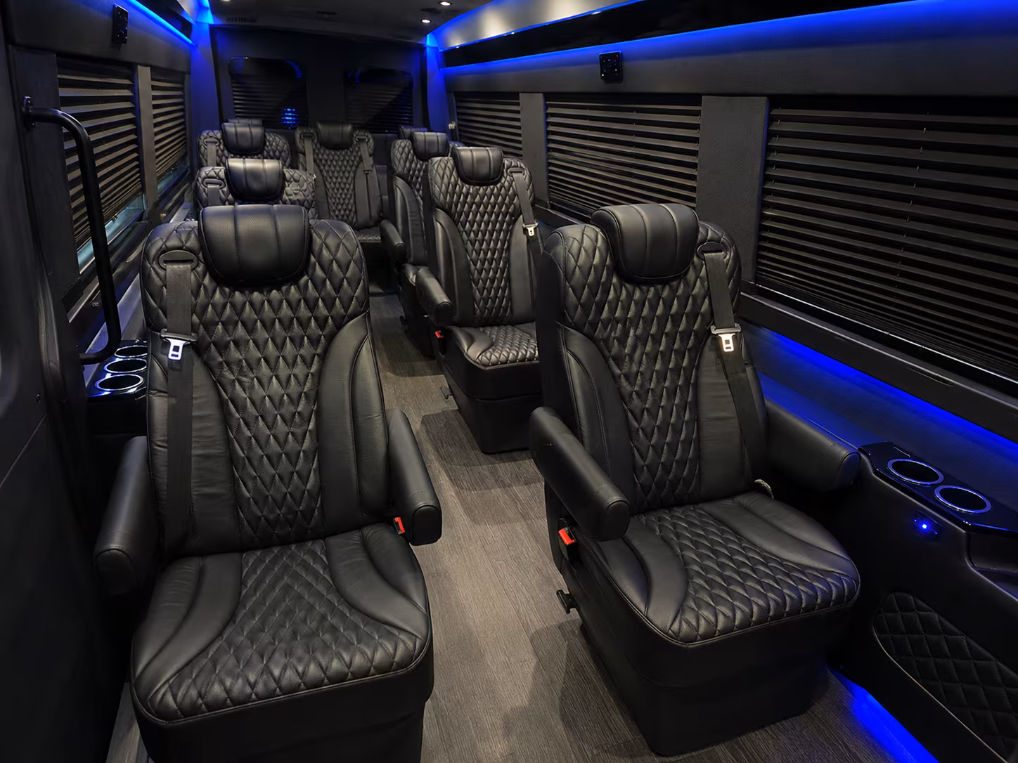 mission sprinter van with driver inside