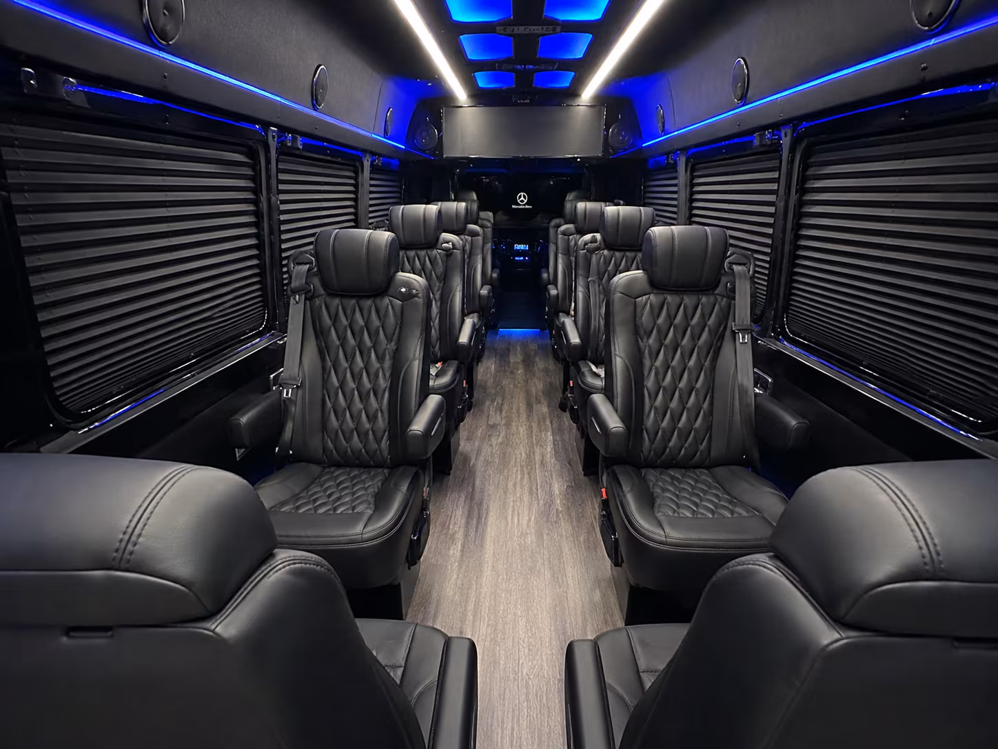 mission sprinter van with driver interior