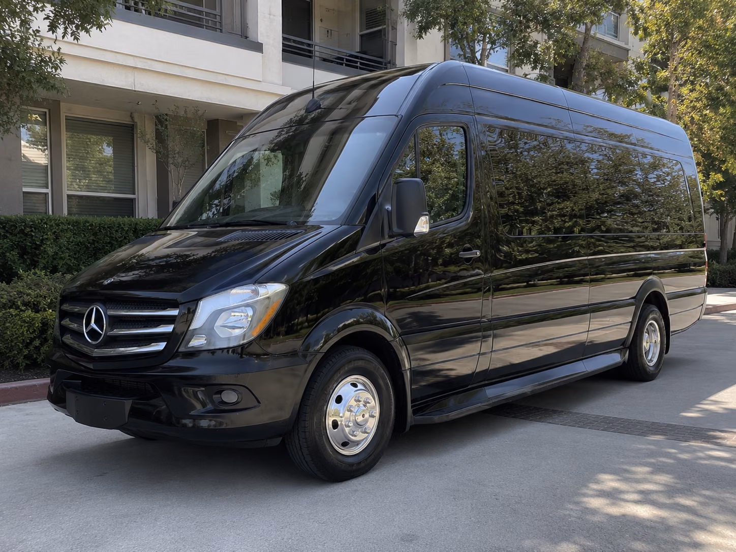 mission sprinter van with driver