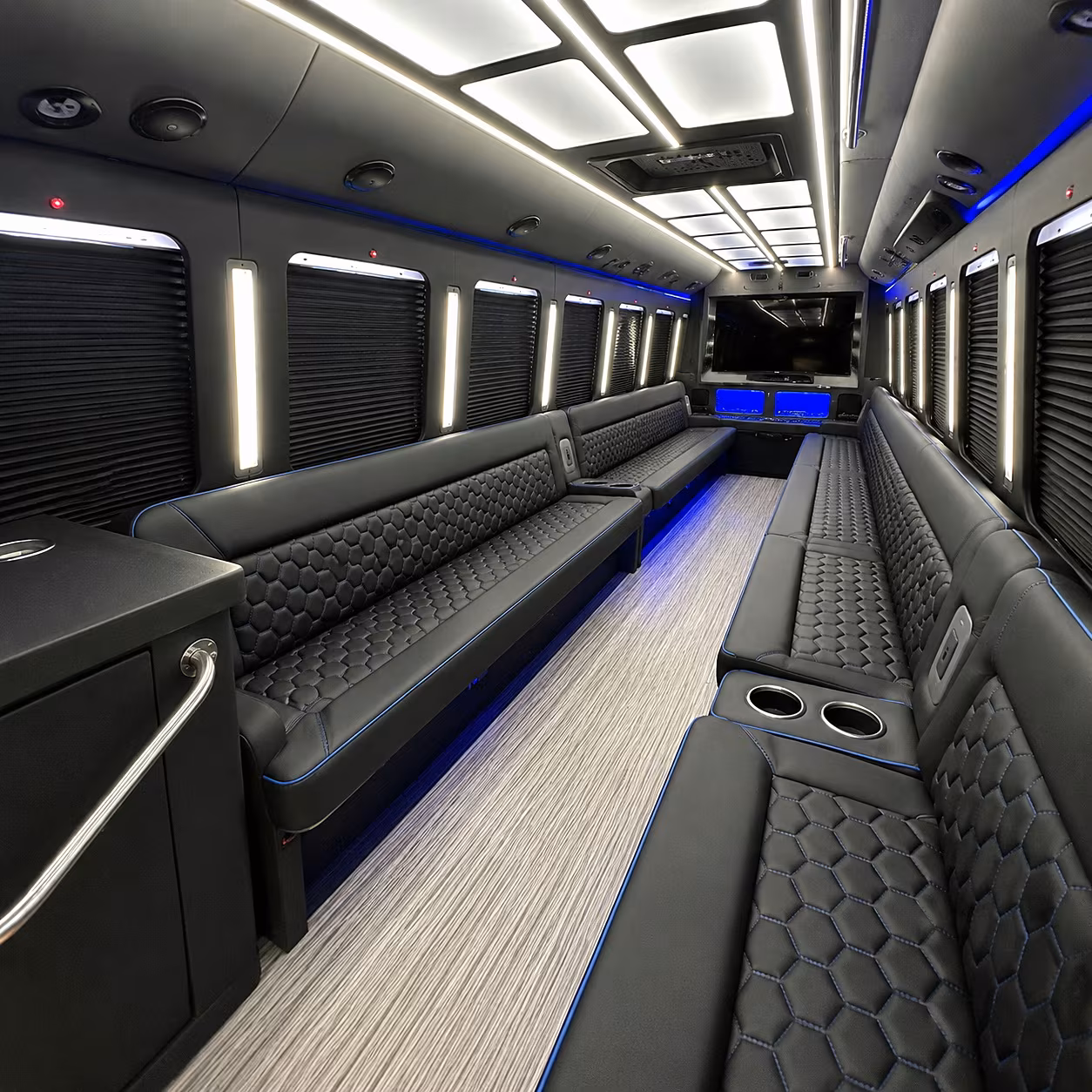 mission wedding party bus rental