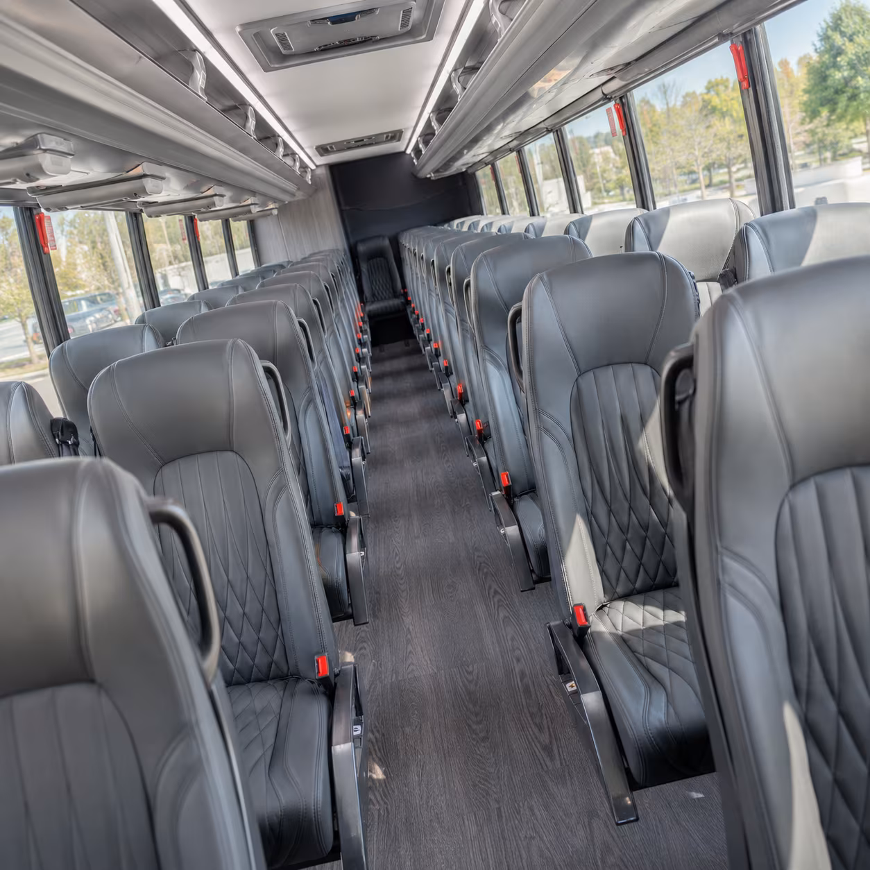 mission wine tour transportation onboard seating